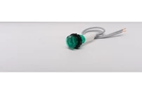 S Series Plastic with LED 230V AC Green 10 mm Pilot